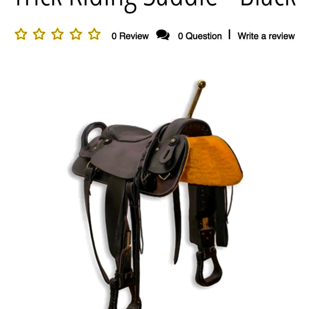 Trick Riding Saddle - Picture 4 of 10